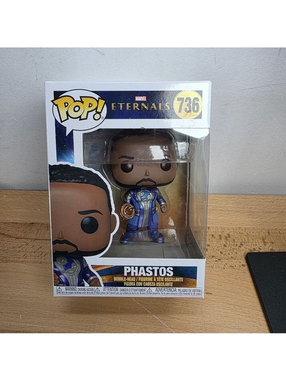 Funko Eternals Phastos Figure in Blue and Gold 736